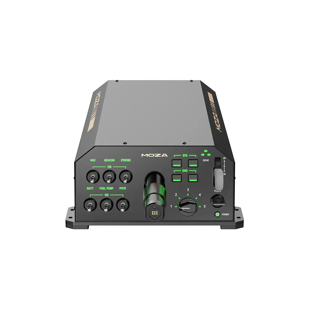 MOZA AY210 Force Feedback Yoke Bundle | Yugo de Vuelo tipo Aerolínea para PC 2 en 1 - vista 4 - Aero Tienda
