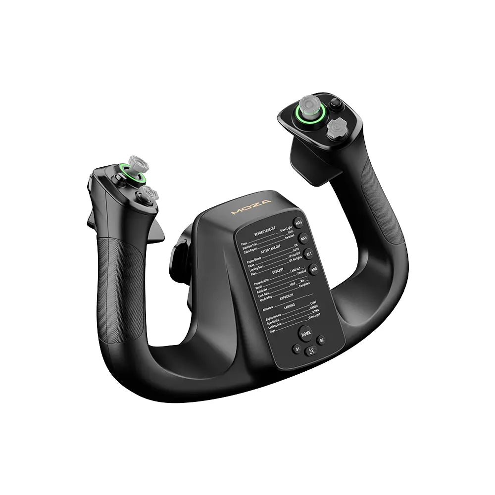 MOZA AY210 Force Feedback Yoke Bundle | Yugo de Vuelo tipo Aerolínea para PC 2 en 1 - vista 7 - Aero Tienda