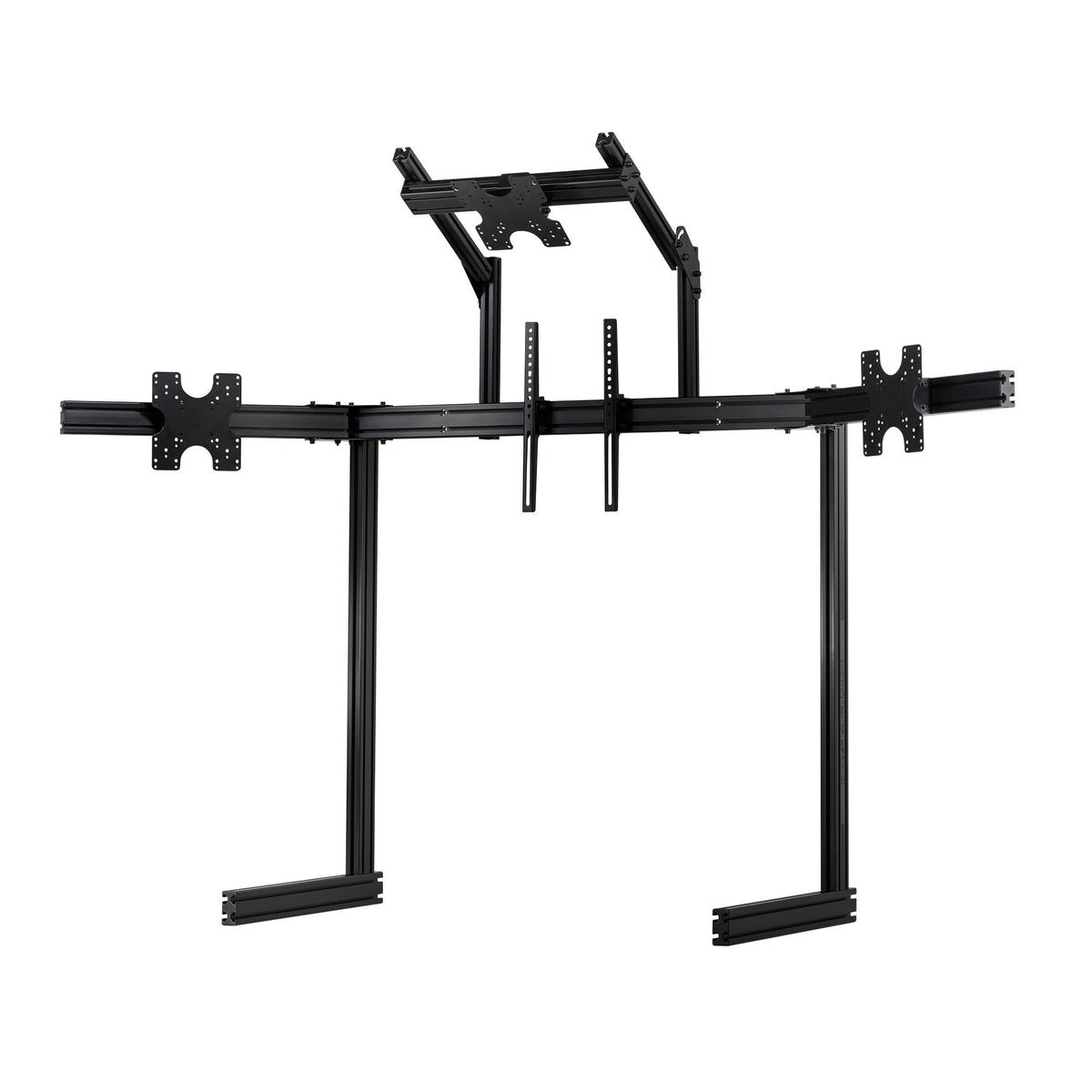 Next Level Racing Elite Soporte Cuádruple para Monitores Black Edition | Soporte Independiente para Simulador