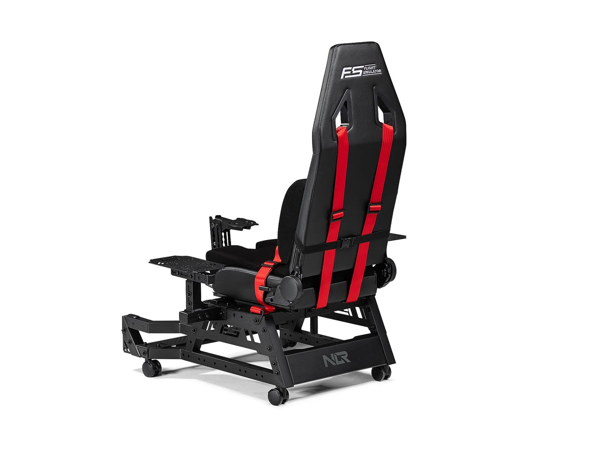 Next Level Racing Flight Seat Pro | Asiento para Simulador de Vuelo con Poste HOTAS - vista 2 - Aero Tienda