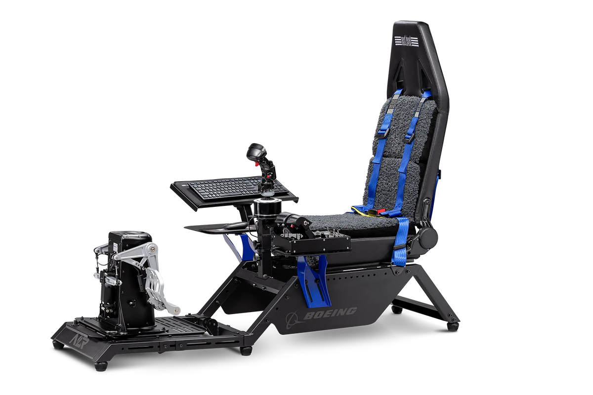 Next Level Racing Flight Simulator Boeing Commercial Edition | Cabina de Simulador con Asiento - vista 4 - Aero Tienda