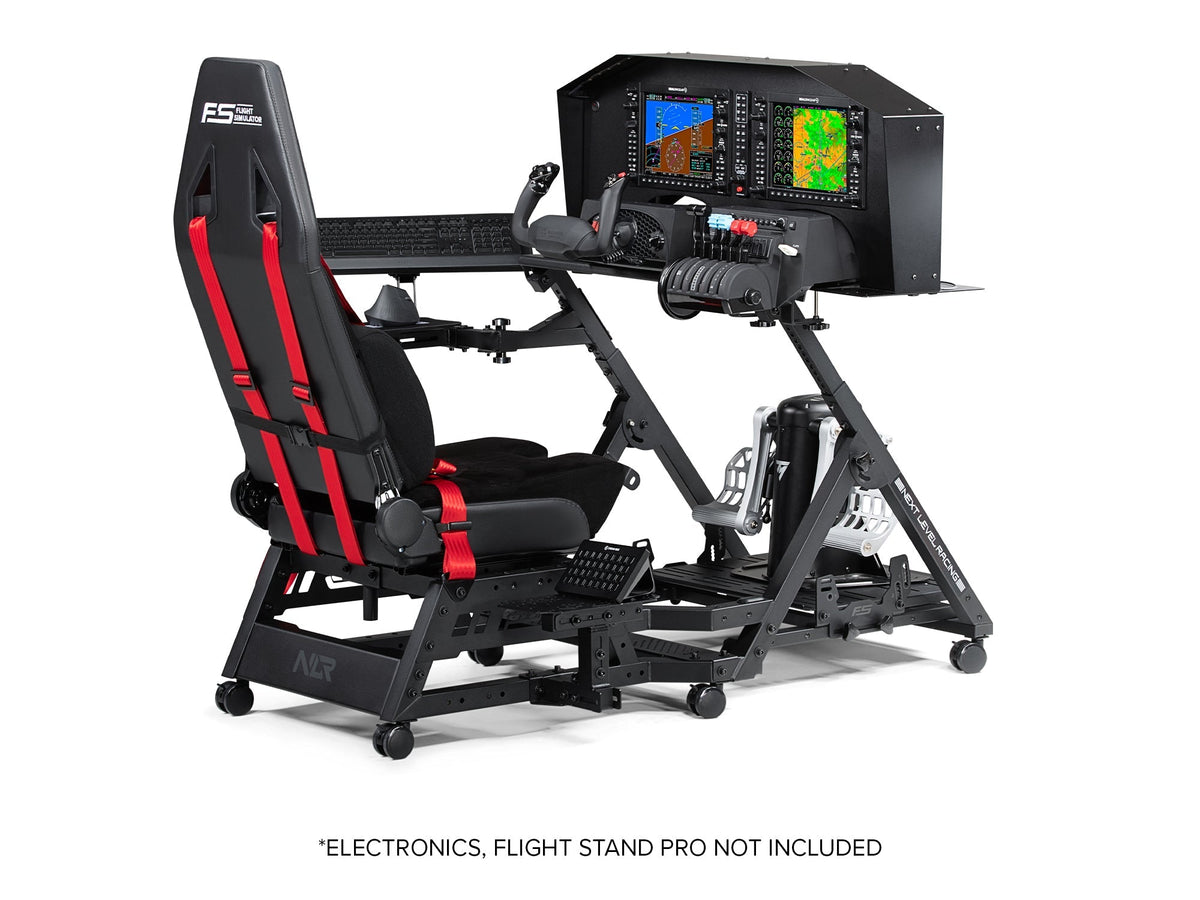 Next Level Racing Flight Simulator Pro | Cabina de Simulador de Vuelo 2 en 1 (Flight Seat Pro + Flight Stand Pro) - vista 6 - Aero Tienda