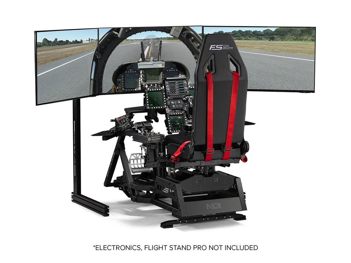 Next Level Racing Flight Simulator Pro | Cabina de Simulador de Vuelo 2 en 1 (Flight Seat Pro + Flight Stand Pro) - vista 9 - Aero Tienda