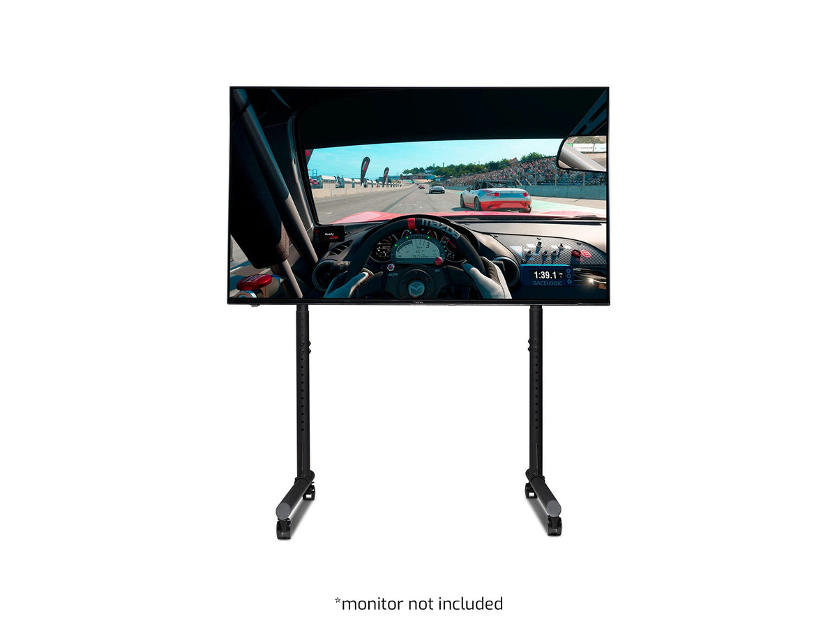 Next Level Racing Round Tube Soporte para Monitor | Soporte Independiente hasta 65"
