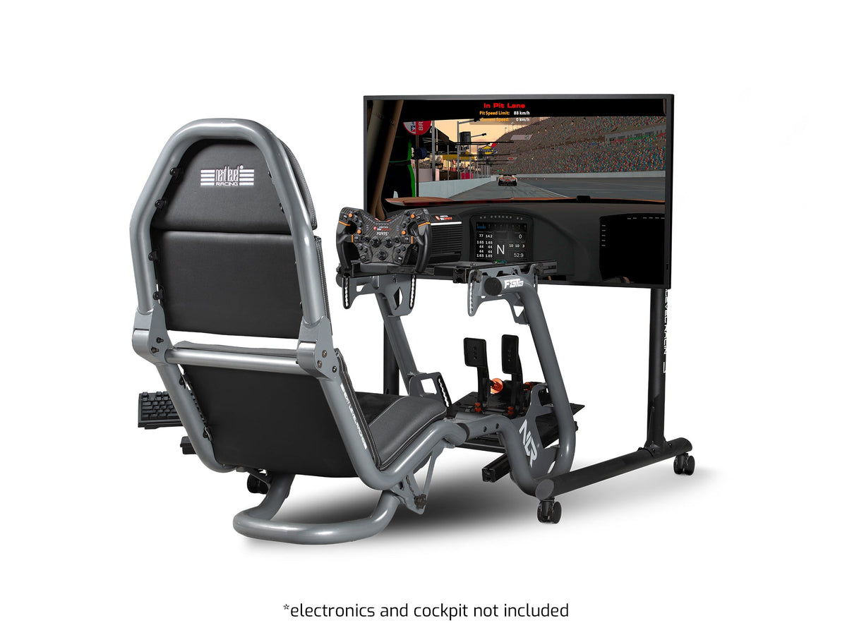 Next Level Racing Round Tube Soporte para Monitor | Soporte Independiente hasta 65"