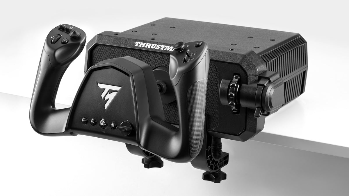 Paquete Simulador de Vuelo PS5 3 en 1 | Yugo de Vuelo TCA Sky Yoke, Pedales de Timón y MSFS 2024 - vista 4 - Aero Tienda