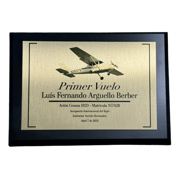Reconocimiento 1er Vuelo - Aero Tienda
