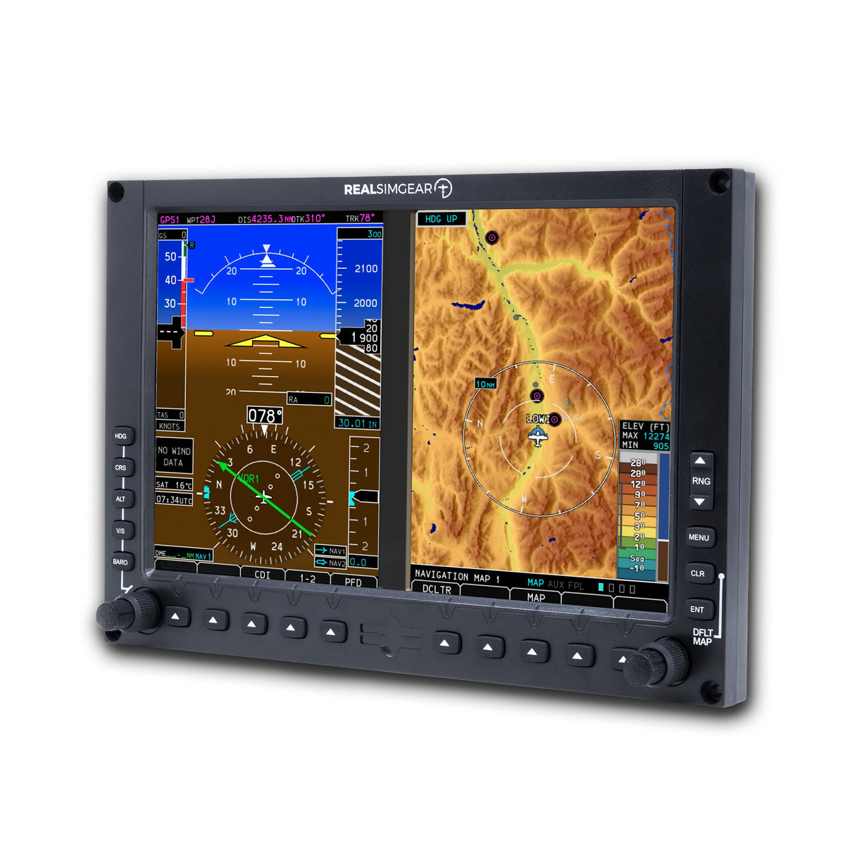 RealSimGear G500 Avionics Panel | Réplica de Aviónica G500 Táctil para Simulador en PC - Aero Tienda