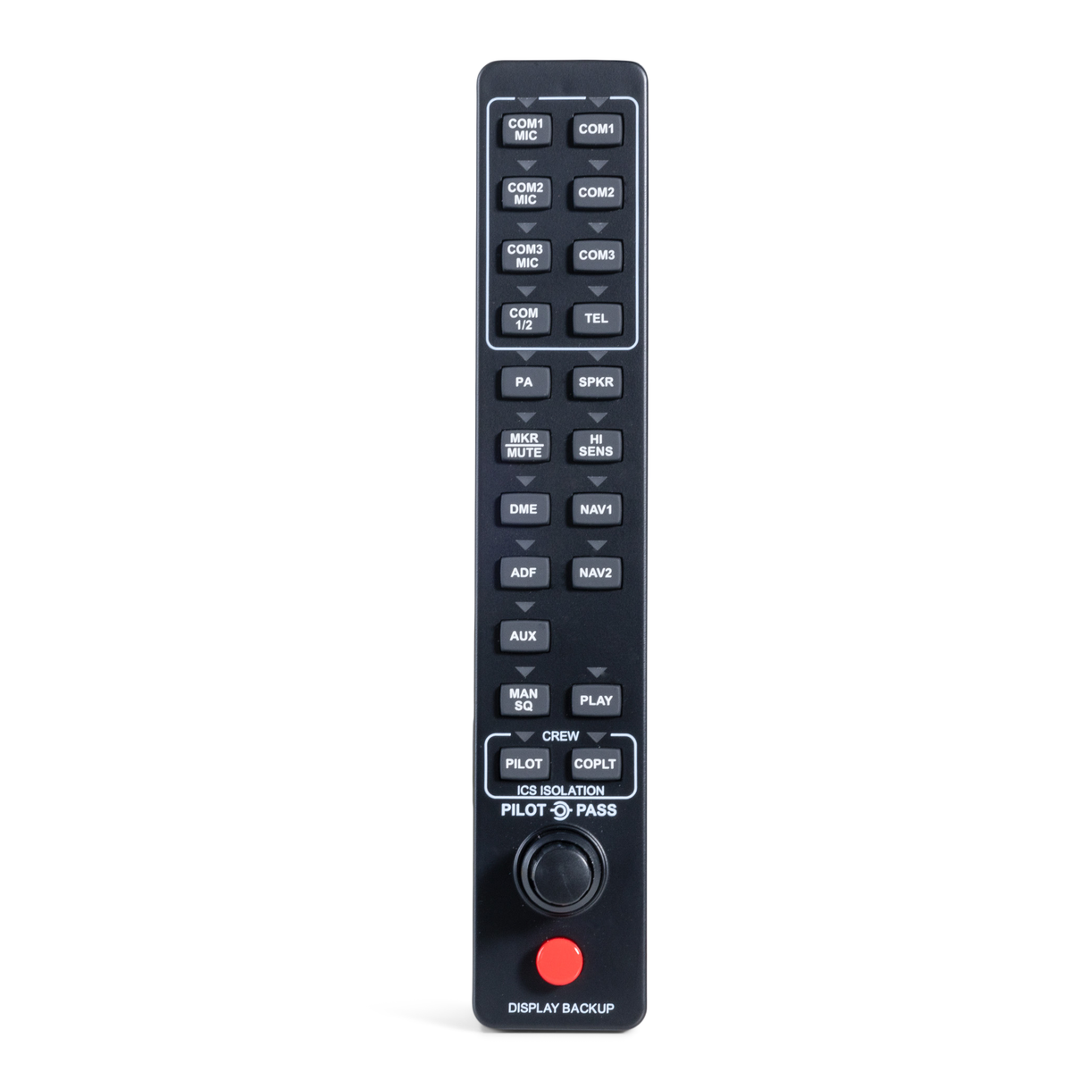 RealSimGear GMA Audio Panel Add-On for G1000 | Réplica de Aviónica GMA para Simulador en PC - vista 2 - Aero Tienda