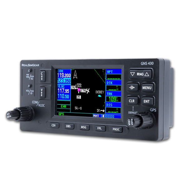 RealSimGear GNS430 | Réplica de Aviónica GNS 430 para Simulador de Vuelo en PC - Aero Tienda