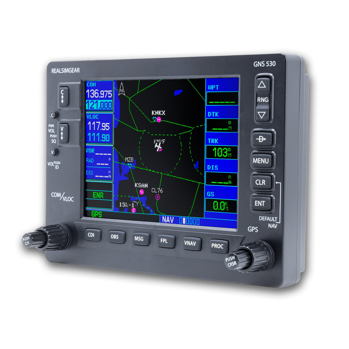 RealSimGear GNS530 | Réplica de Aviónica GNS 530 para Simulador de Vuelo en PC - Aero Tienda