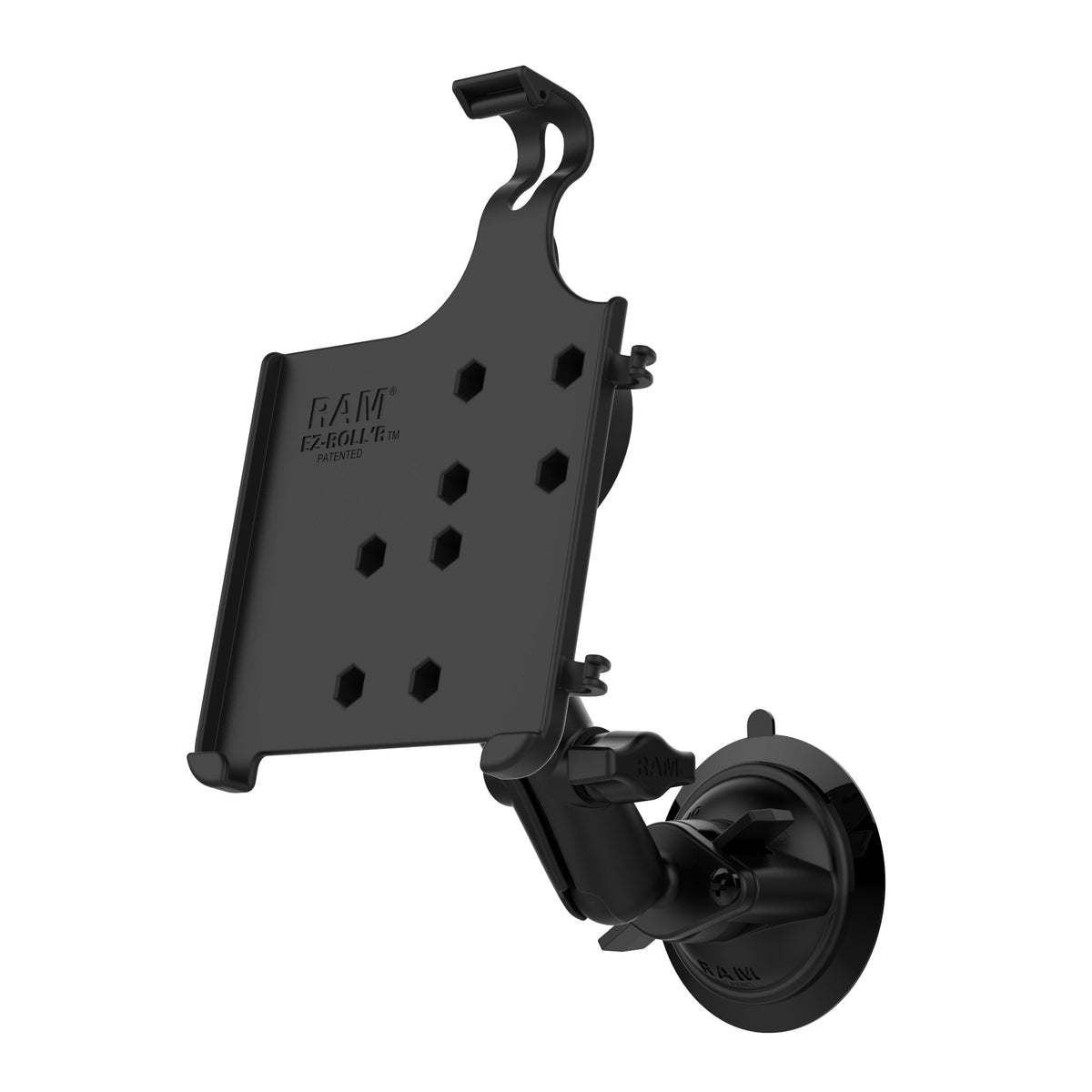 Soporte RAM EZ-Roll'r con Ventosa para iPad mini 6 y mini 7 (A17 Pro) (RAM-B-166-AP36U) - vista 2 - Aero Tienda