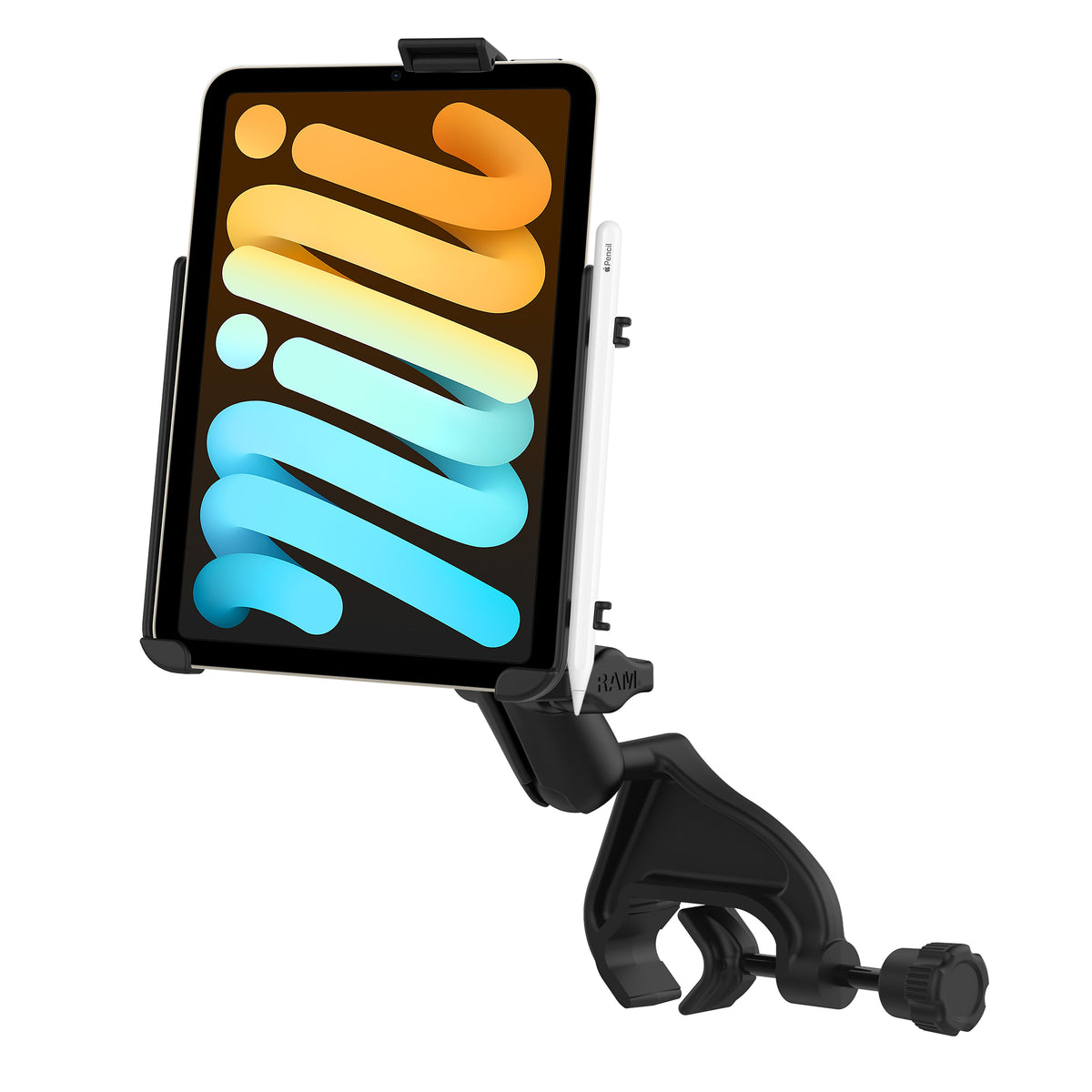 Soporte RAM EZ-Roll'r de Yugo para iPad mini 6 y mini 7 (A17 Pro) (RAM-B-121-AP36U) - Aero Tienda
