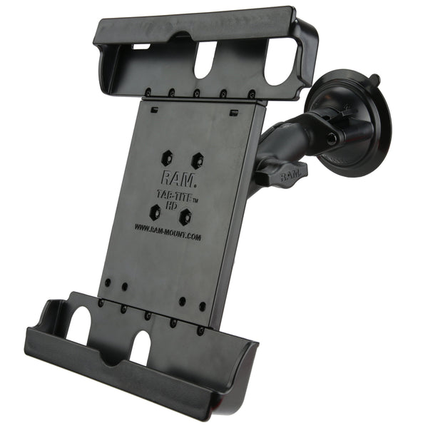 Soporte RAM Tab-Tite con Ventosa para iPad de 9"-10.5" con Funda (RAM-B-166-TAB20U) - Aero Tienda