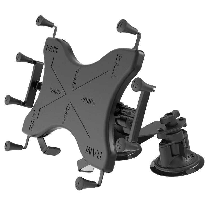 Soporte RAM X-Grip con Doble Ventosa Pivotante para iPad de 9"-11" (RAM-B-189-PIV1-UN9U) - vista 2 - Aero Tienda