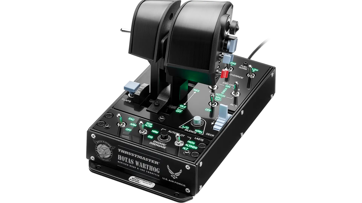 Thrustmaster HOTAS Warthog MKII | Base, Empuñadura Viper y Acelerador A-10C para PC 3 en 1 - vista 4 - Aero Tienda