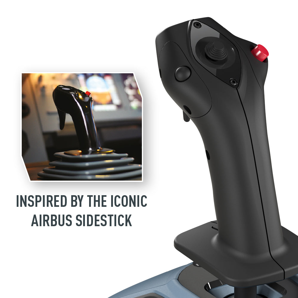 Thrustmaster TCA Officer Pack Airbus Edition | HOTAS de Sidestick y Cuadrante para PC 2 en 1 - vista 5 - Aero Tienda