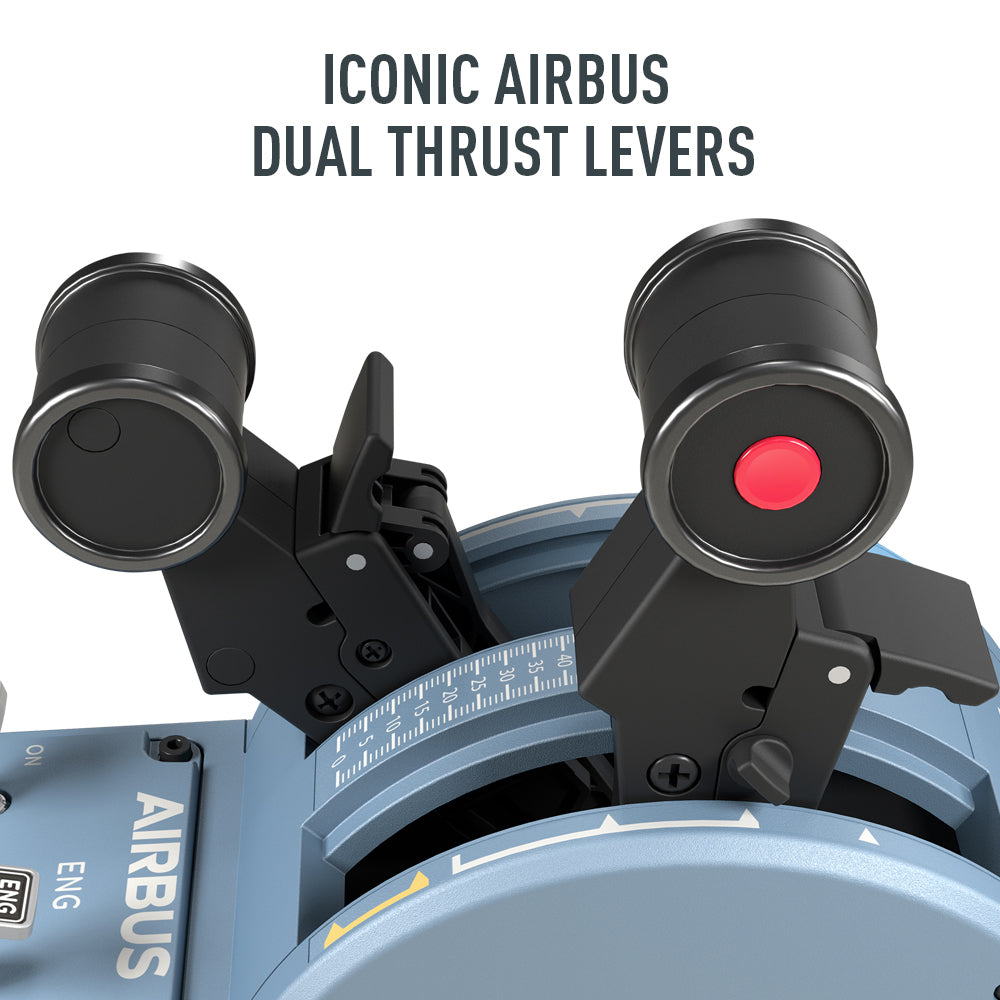 Thrustmaster TCA Officer Pack Airbus Edition | HOTAS de Sidestick y Cuadrante para PC 2 en 1 - vista 7 - Aero Tienda