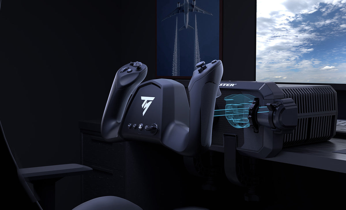 Thrustmaster TCA Sky Yoke | Yugo de Vuelo con Acelerador, Trim y Timón para PS5 y PC - vista 11 - Aero Tienda