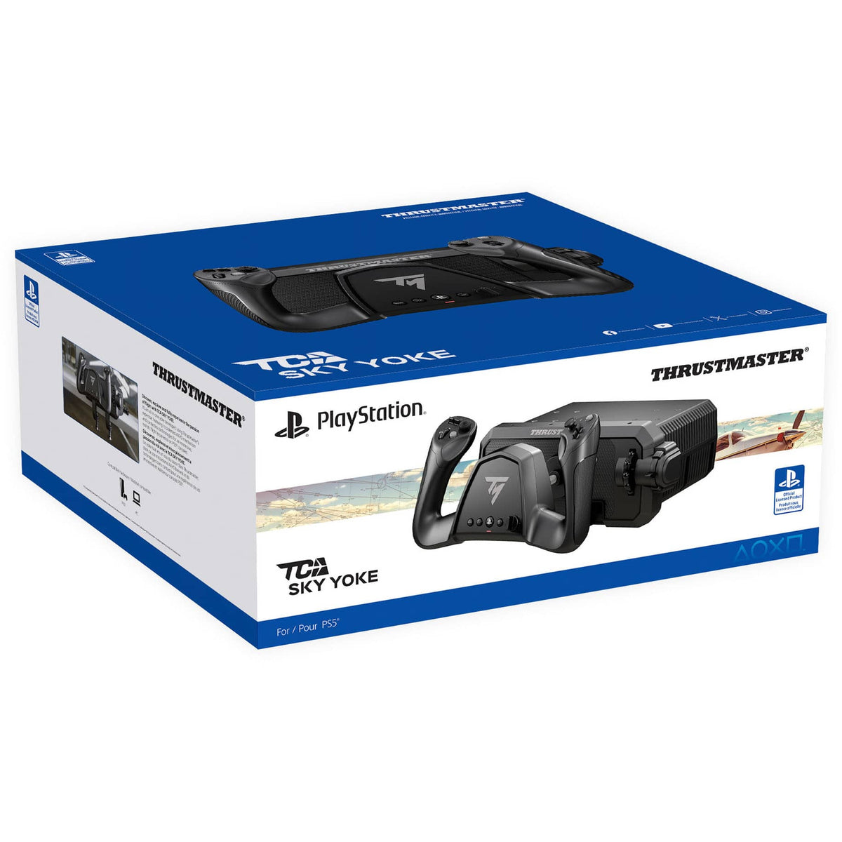 Thrustmaster TCA Sky Yoke | Yugo de Vuelo con Acelerador, Trim y Timón para PS5 y PC - vista 13 - Aero Tienda