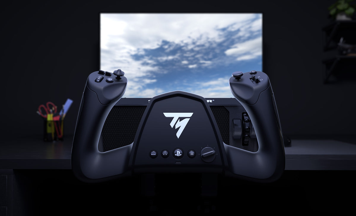 Thrustmaster TCA Sky Yoke | Yugo de Vuelo con Acelerador, Trim y Timón para PS5 y PC - vista 4 - Aero Tienda