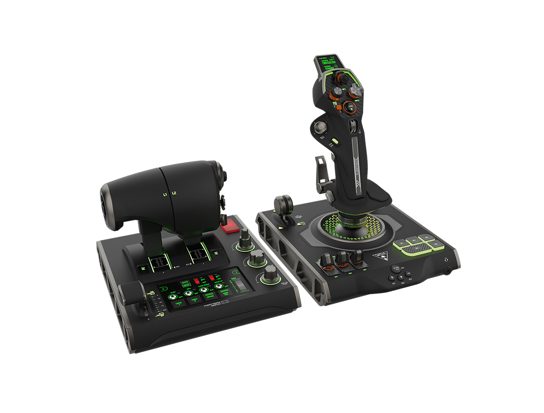 Turtle Beach VelocityOne Flightdeck | HOTAS con Pantalla Táctil para Simulador en PC - vista 2 - Aero Tienda