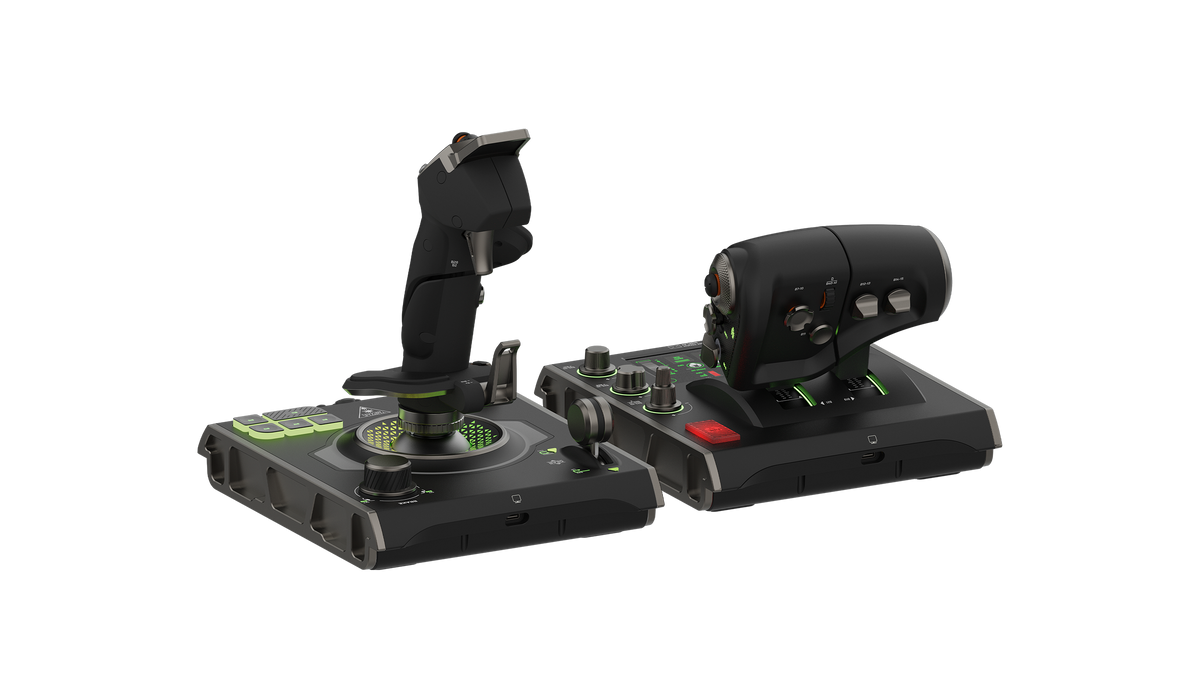 Turtle Beach VelocityOne Flightdeck | HOTAS con Pantalla Táctil para Simulador en PC - vista 3 - Aero Tienda