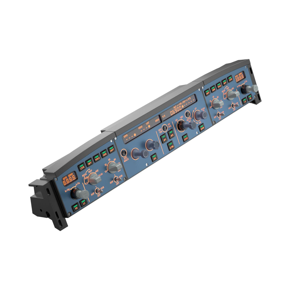 WINCTRL (Winwing) 3X0 Glareshield FCU + EFIS | Panel de Aviónica Airbus A320 para PC 3 en 1 - vista 2 - Aero Tienda