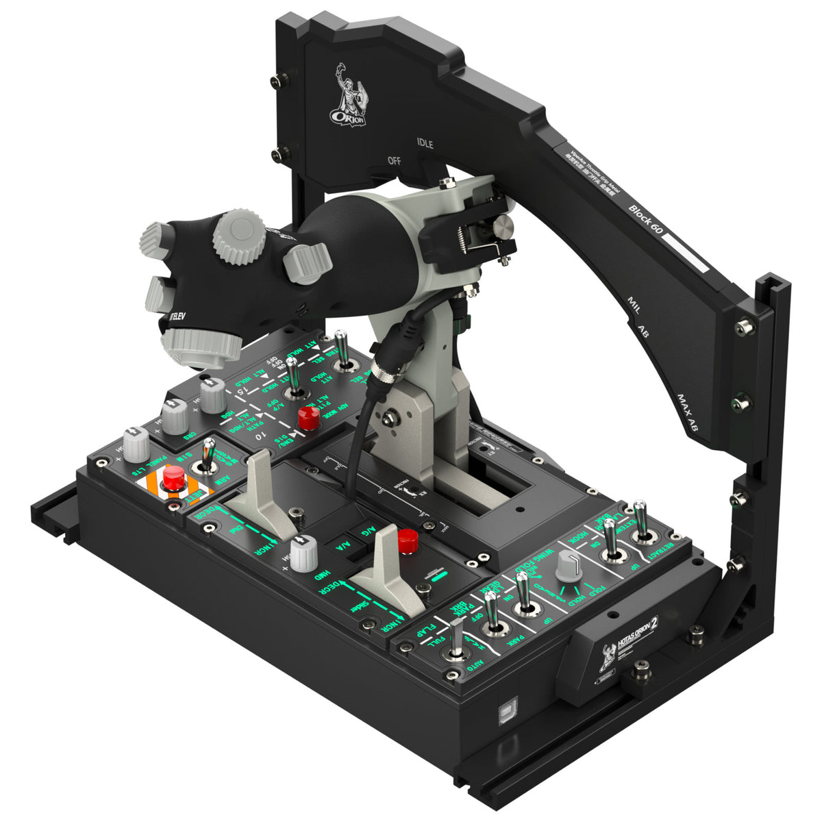 WINCTRL (Winwing) Orion2 ViperAce EX Throttle | Cuadrante de Aceleración F-16 para PC 2 en 1 - vista 4 - Aero Tienda